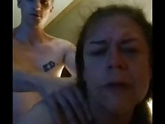 Young guy slams granny pussy